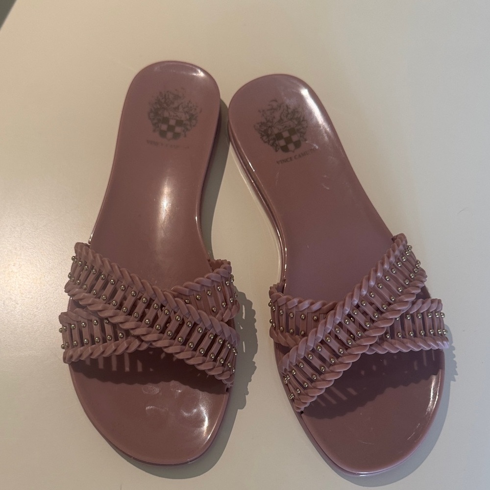 Vince Camuto Mauve Slide Sandals
